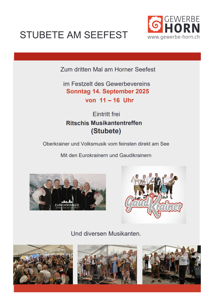 Flyer Horner Seefest